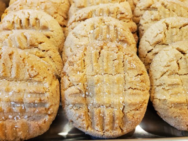 Salted Peanut Butter Cookies